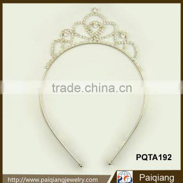 Wholesale fashion trendy handmade rhinestone birthday tiara