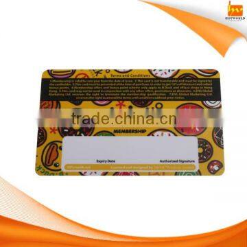 CR80 Lo-co 300oe Magnetic Strip PVC Business Card