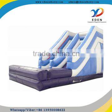 jungle double lanes inflatable wet slide with pool