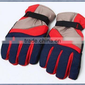 Hot sale 100% polyester winter ski gloves