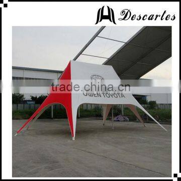 Car brand custom made double star shade tents for publicity