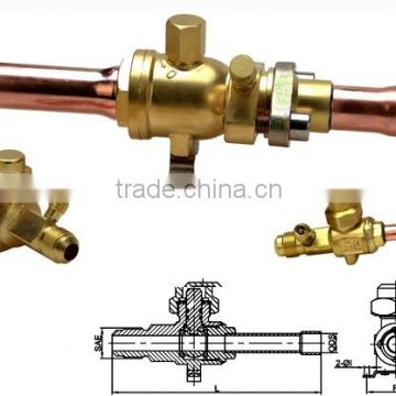 JJWY-004 Refrigeration service copper refrigerator charging valve