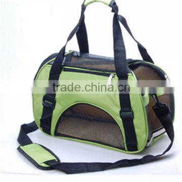 Pet carrier outside bag with mesh foldable