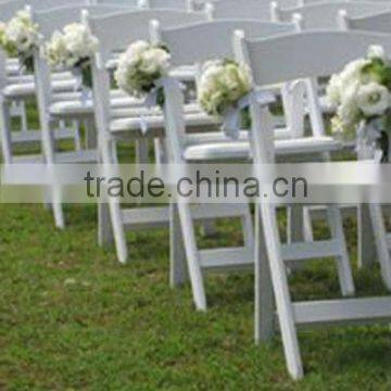 Used Wood White Folding Wedding Chair Wholesale