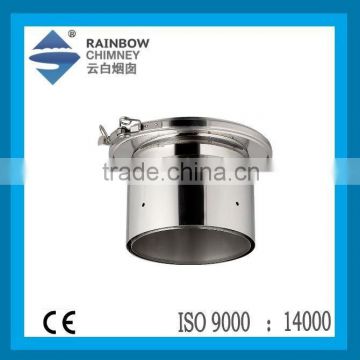 stainless steel double wall chimney hood chimney pipe fittings