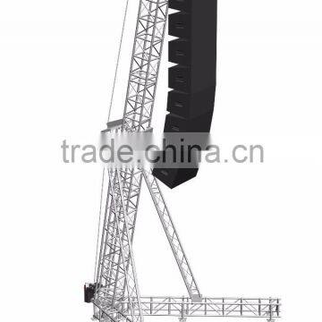 A size line array speaker hanger truss tower for audio