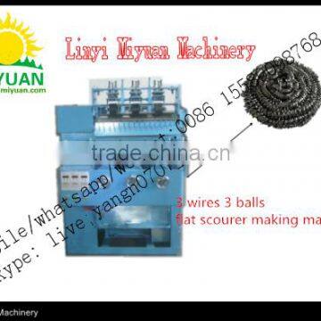 Stainless Steel Pot Scourer Machine /Cleaning Ball Making Machine Whatsapp:0086-15589098768