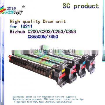 drum unit compatible for Minolta IU 211 Bizhub C200/C203/C253/C353P/C8650DN/7450 drum kit