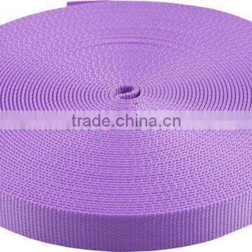 Flat lavender nylon webbing for shoes