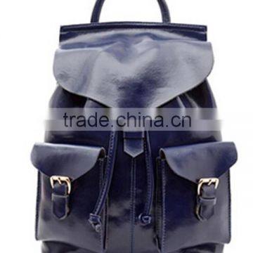 High quality designer pu backpack drawstring backpack bag