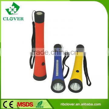 Made in China plastic 1 W and 10 LED most powerful led flashlight