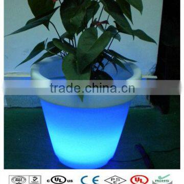 Plastic LED Balcony Flower Pot