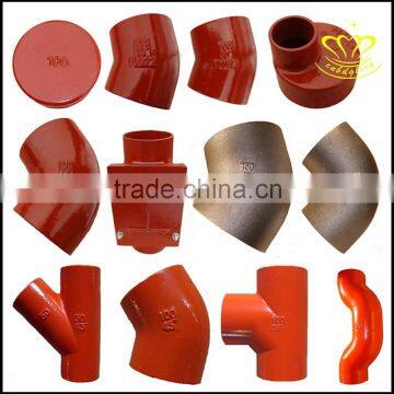 Ductile Cast Iron Pipe WITH Elbow Type JOINTS