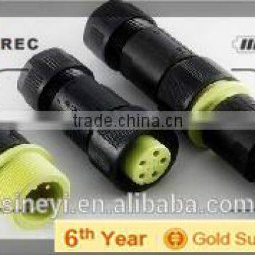 Yuyao Sineyi PA welding EC05681-0013-BF5PIN 125V 10A electrical waterproof connectors