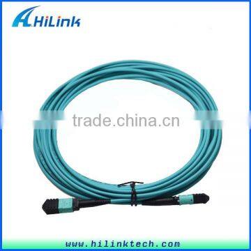 24Fibers OM3 Multimode 100G MPO to MPO Jumper Patch cord with Female Connector 10m