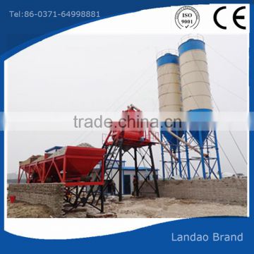 Hot sale Simple HZS25 skip hopper concretet batching plant