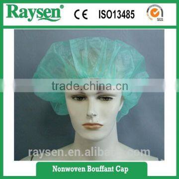 disposable non-woven bouffant clip cap for nurse