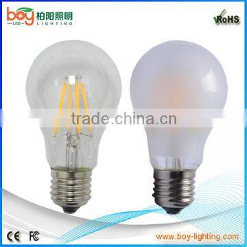 Clear Housing E27 Dimmable LED Filament Bulb candle Bulb 4W