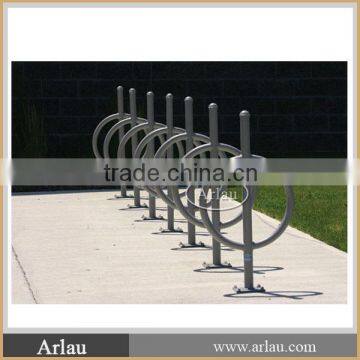 outdoor steel garage bicycle rack