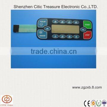 Self adhesive keypad membrane switch