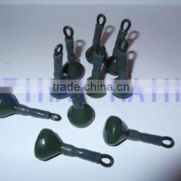 COATED GREEN SMOOTH BACK LEADS FOR CARP FISHING