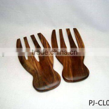 Wooden Salad Hands