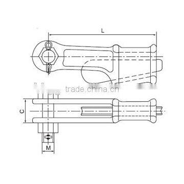 High Quality NX(Non-adjustable) Wedge Type Pulling Line Clamp photo-2
