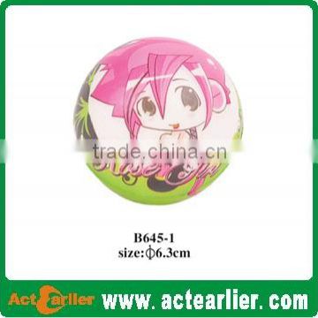 63m PU color printing stress ball