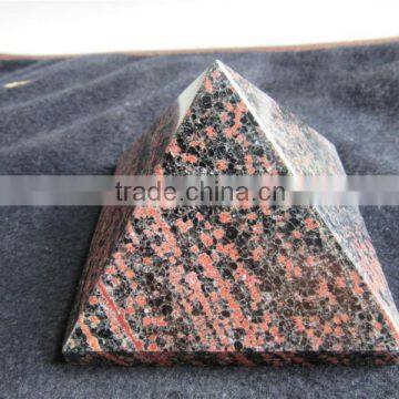 2015 new arrival Snowflake obsidian pyramids Spiritual Crystals