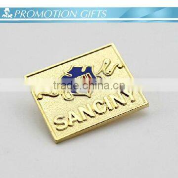 custom enamel pin badge with gold plating