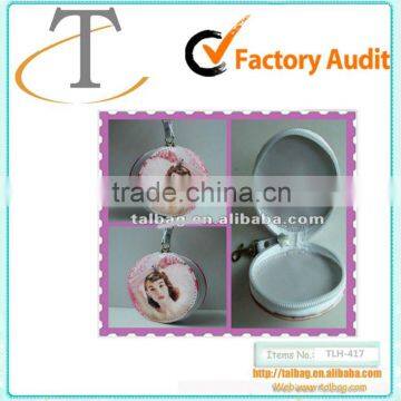 promotional small patent pu coin wallet