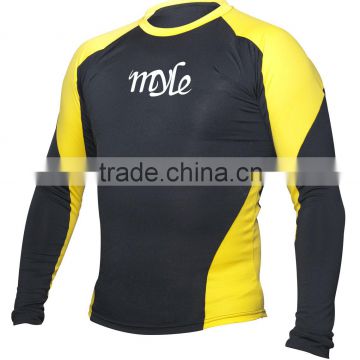 Top quality UV protection lycra swiming and breach spandex lycra rash guard