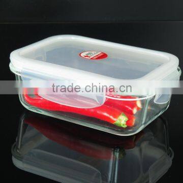 Round&Rectangular Sizes Heat-Resistant pyrex glass food containers wholesale