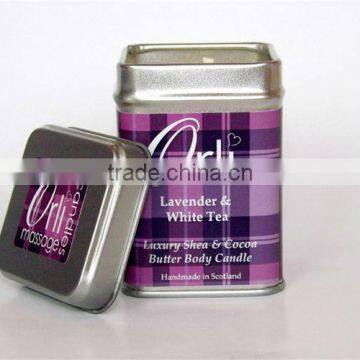 Lavender & White Tea Handmade Massage Candle