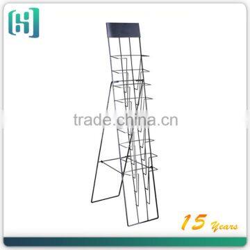 Portable &Outdoor Muliti Layers Metal Magazine Racks L /Magazine Display Racks HSX-105 photo-4