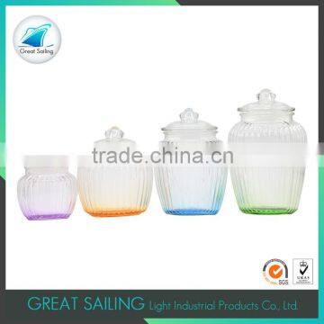 kitchen accessories colored bottom glass storage jars online