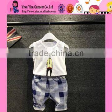 High Quality Baby Casual Clothes Kids Boy Summer Clothing Set China Wholesale Price Kids Summer Clothes Set