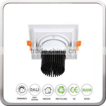 Two Three Heads Rectangular Led Grille Lamp Light Fixture Led Light Indoor Lighting 2*15W Downlight photo-4