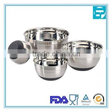 Round Stainless Steel mixing serving bowl