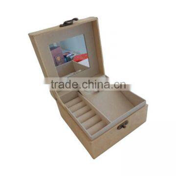 jewelry box & custom jewelry box & jewelry case with suede