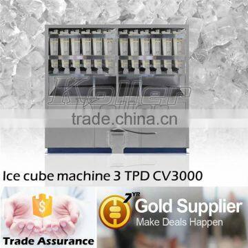 Cube Ice Making Machine with Packing System 3000KG per day