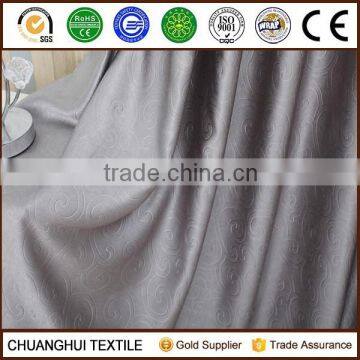 new arrival 100% polyester blue curtain fabric