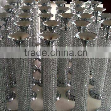 wholesale crystal pillar wiih LED table decor for wedding decorative or event decorations
