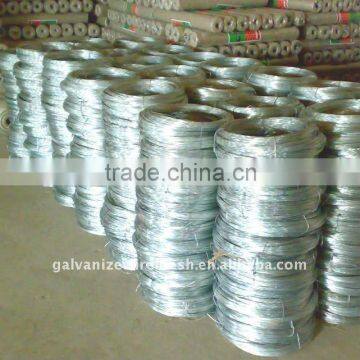 factory electro or hot dipped galvanized flat iron wire