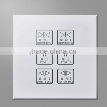 HOME AUTOMATION PANEL,SMART SWITCH,GLASS PANEL 6 GANG TOUCH PANEL