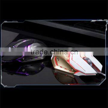 USB Wired Gaming Mouse with Macro Definition Function 4 Colors Breathing Variable Lighting