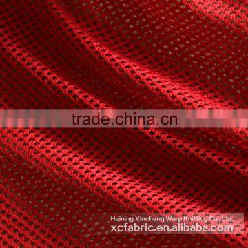 100% polyester mesh fabric for sportswear football jersey t-shirt