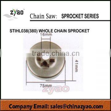 STIHL038 (380) chain saw clutch drum sprocket, STIHL038 (380) chain sprocket, spare parts for STIHL380 gasoline chain saw