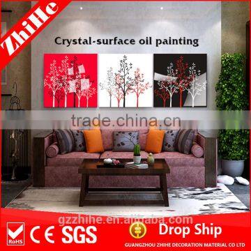 oil painting with canvas fabric of decoration home for hotel