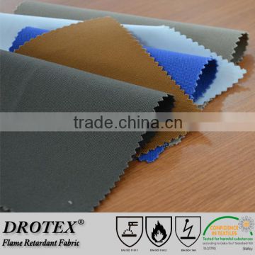 cotton fire fabric Safty Arc flash twill no fire fabric for welding industry fire resistant coveralls